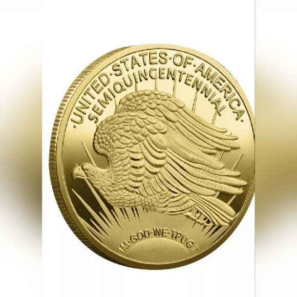 NEW President Donald J Trump collector coin Liberty Coin Semiquintennial - Picture 6 of 8